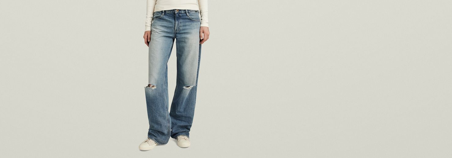 Judee Loose Jeans | ミディアムブルー | G-Star RAW® JP